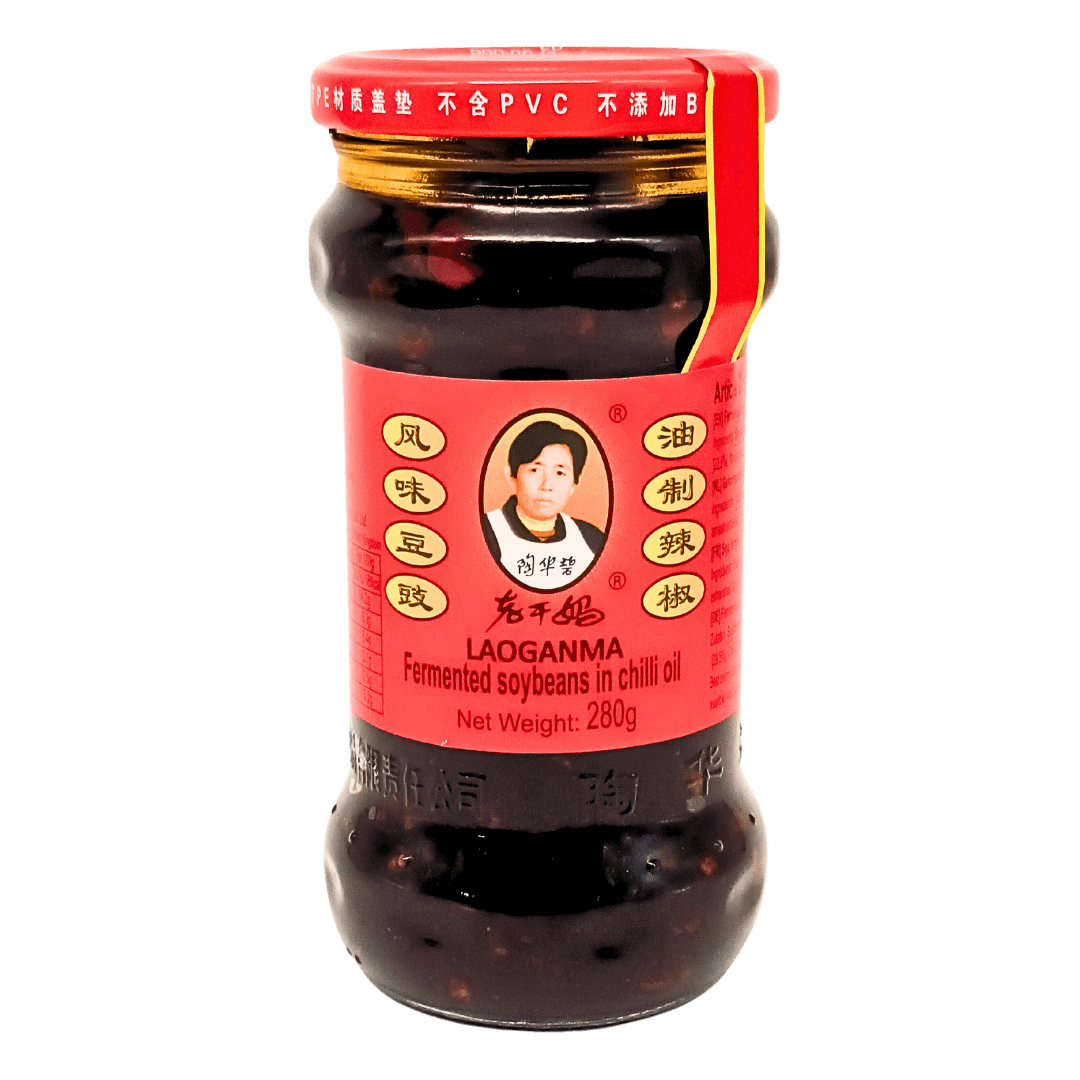 Lao Gan Ma fermentierte Sojabohnen mit Chili Öl 280 g